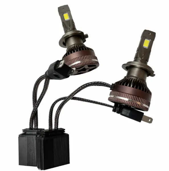 Set 2 Becuri LED Auto K68 H7 putere 380W de 23000LM CANBUS 6000K