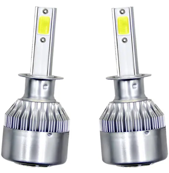 Set 2 becuri Led C6 H1 putere 36W temperatura 6500K 3800 LM