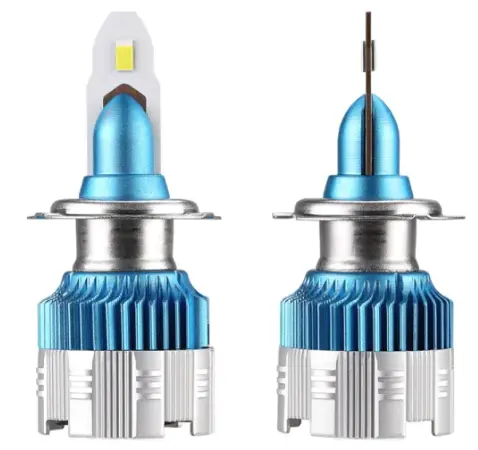 Set 2 becuri LED H1 Lumina Alba 8000k Ventilatie Automata