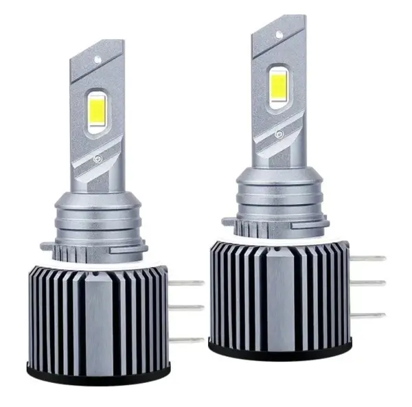 Set 2 becuri LED H15 Canbus 120W 12000LM fara eroare lumina alb rece