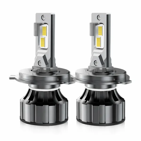 Set 2 Becuri LED H4 BZRSH 120W CANBUS, 12.000 lm - Montaj rapid plugplay, fara eroare, lumina puternica faza scurta si lunga