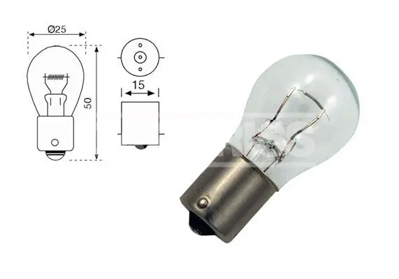 Set 2 becuri P21W, 12V CARPRISS 79780250