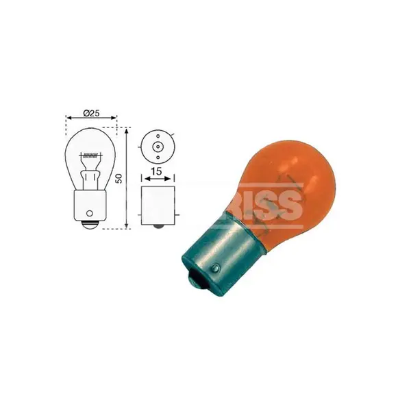 Set 2 becuri PY21W, 24V CARPRISS 79780256