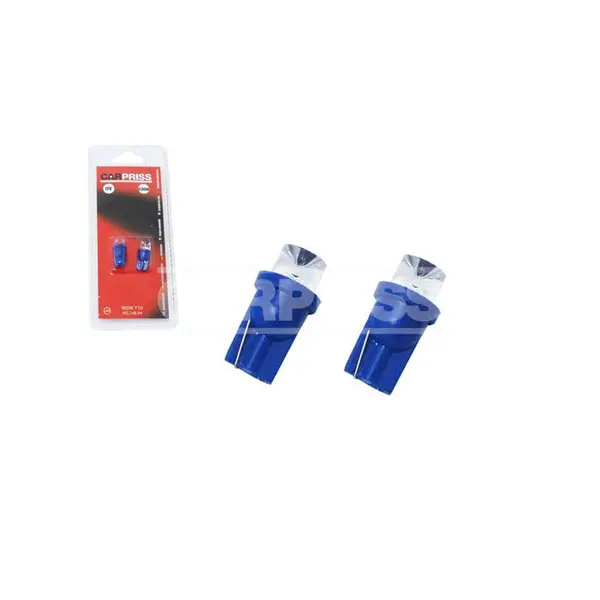 Set 2 becuri W5W, LED, 12V, 0.06W, lumina albastra CARPRISS 70740011