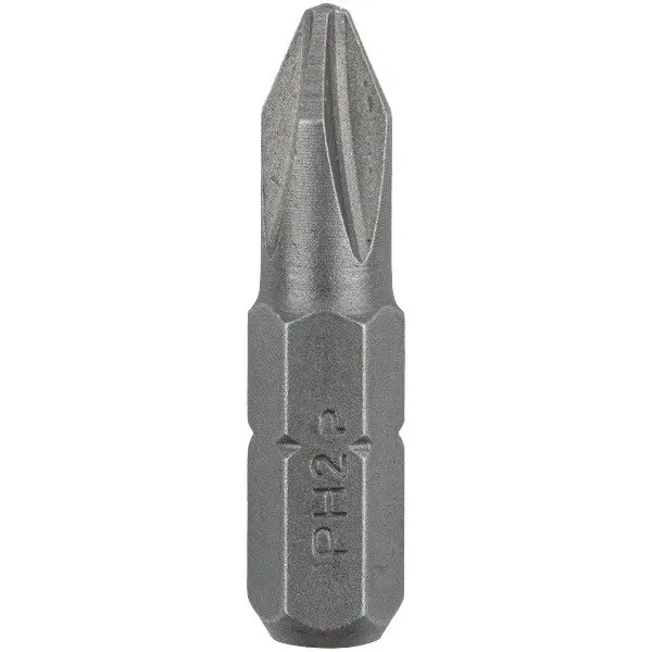 Set 2 biti pentru insurubare, Bosch 2609255914, PH 2, 25 mm