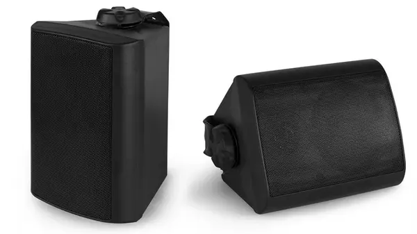 Set 2 boxe 30W RMS, 8 ohm, Power Dynamics BGO40-BL, interior/exterior, negru