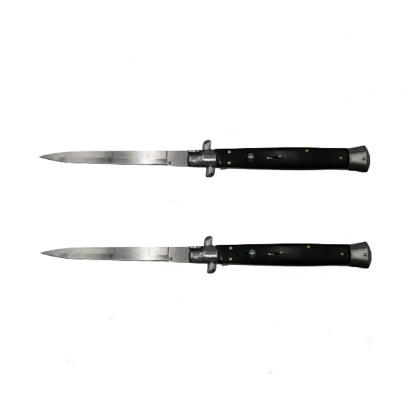 Set 2 Bricege automate, Italian Blade, Stiletto, otel inoxidabil, 33 cm, husa inclusa