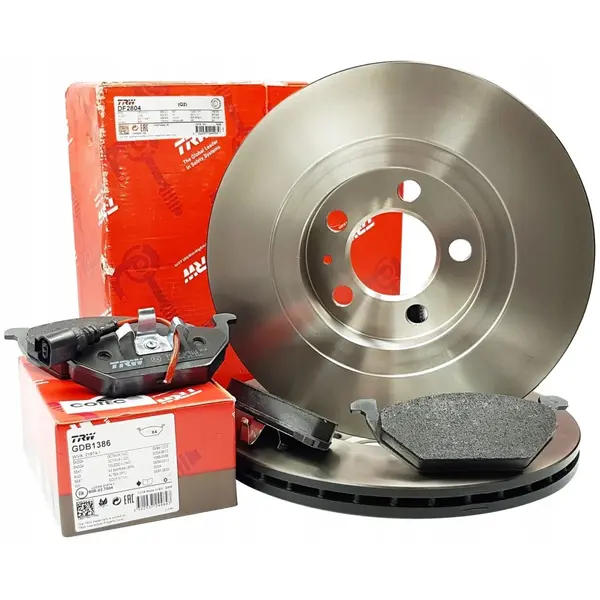 Set 2 Buc Discuri Frana Fata + Set Placute Frana Fata Trw Volkswagen Bora 1998-2005 2 Buc DF2804 + GDB1386