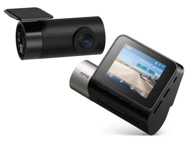 Set 2 camere auto, 70mai A510-1, fata Dash Cam A510, spate RC11, rezolutie 1944p, slot card MicroSD