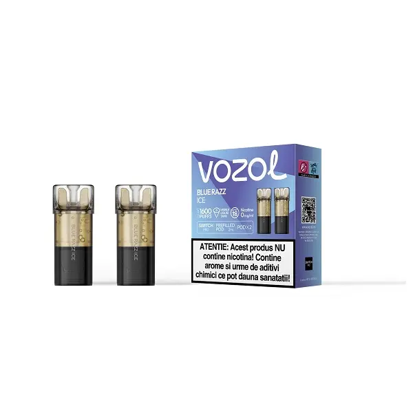 Set 2 cartuse Vozol Switch Pro 800 0mg - Blue Razz Ice