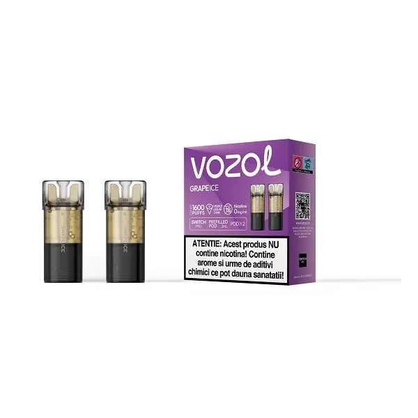 Set 2 cartuse Vozol Switch Pro 800 0mg - Grape Ice