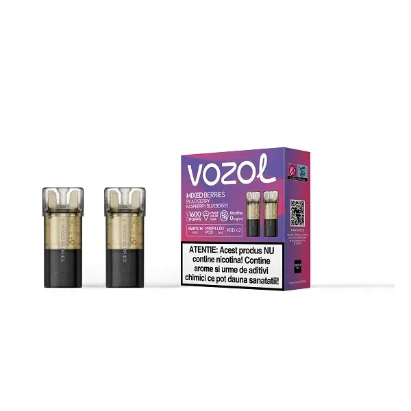 Set 2 cartuse Vozol Switch Pro 800 0mg - Mixed Berries
