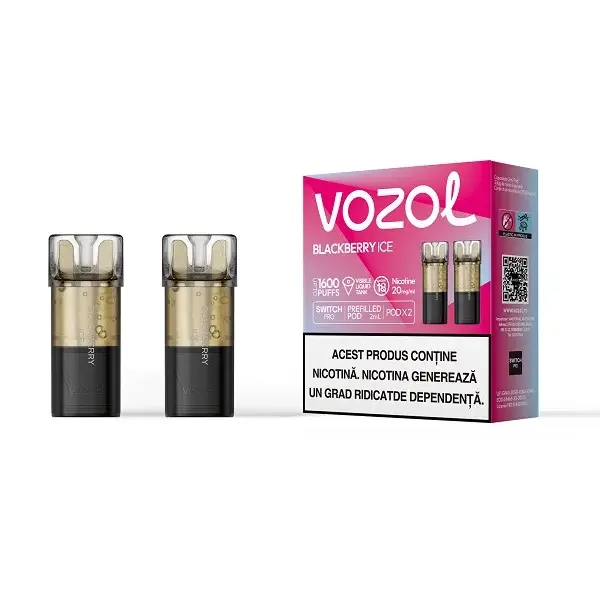 Set 2 cartuse Vozol Switch Pro 800 20mg - Blackberry Ice