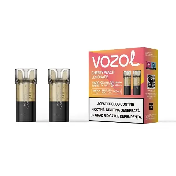 Set 2 cartuse Vozol Switch Pro 800 20mg - Cherry Peach Lemonade