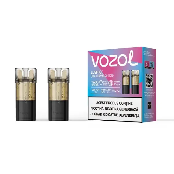 Set 2 cartuse Vozol Switch Pro 800 20mg - Lush ICE