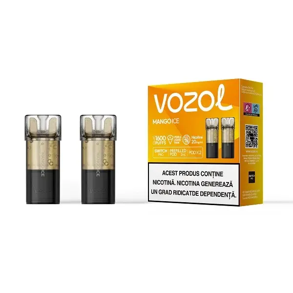 Set 2 cartuse Vozol Switch Pro 800 20mg - Mango Ice
