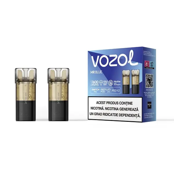 Set 2 cartuse Vozol Switch Pro 800 20mg - Mr Blue