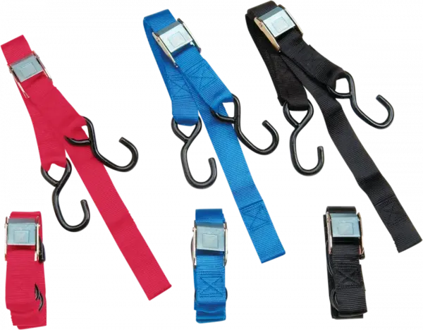 Set 2 chingi Parts Unlimited ancorare cu banda de protectie moale cul. negru