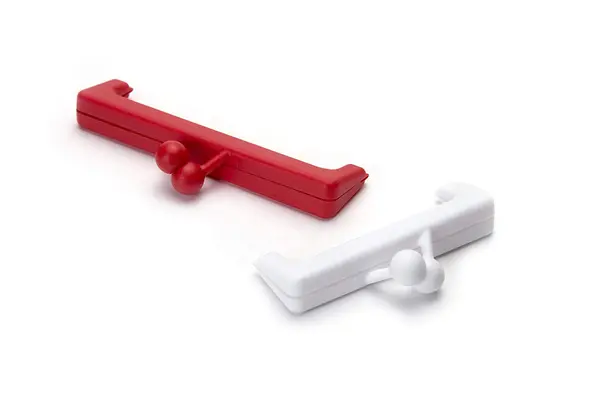 Set 2 cleme sigiliare - Red and White | Peleg Design