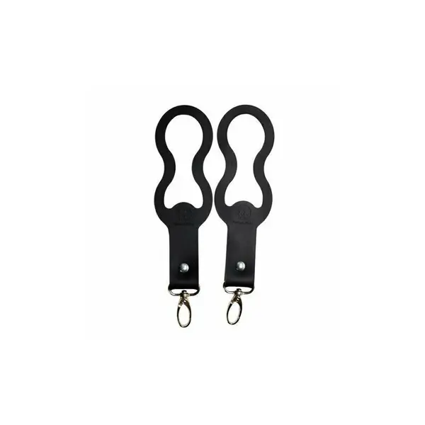 Set 2 clesti din silicon pentru carucior, Petite&Mars, Universali, Negru