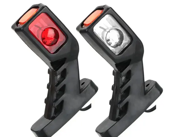 Set 2 Cornite LED de contur 12 24V cu 3 culori (Alb/Rosu/Galben) 9 LED scurte