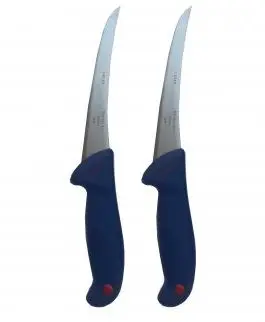 Set 2 cutite profesionale pentru dezosat, lama curbata, otel inoxidabil, 25 cm