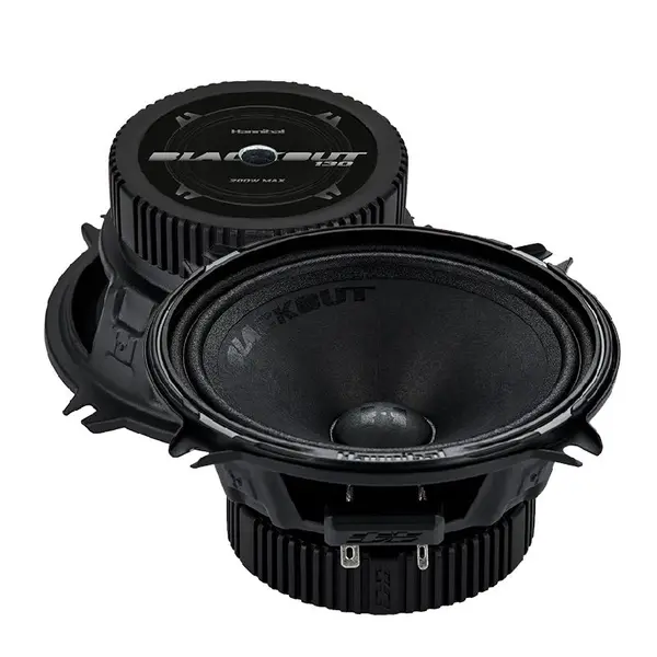 Set 2 Difuzoare Auto Deaf Bonce Hannibal Blackout 130, Midrange 130mm, 100W RMS, 4 Ohm