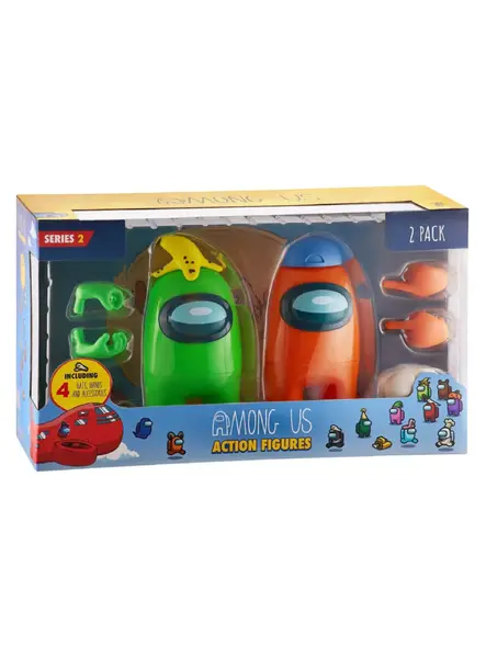 Set 2 Figurine Among Us Action 17 cm S2 Random AU6552