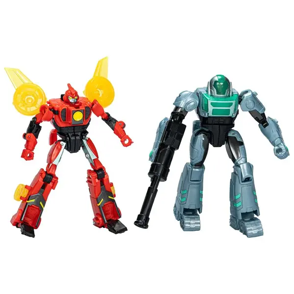 Set 2 figurine Hasbro Transformers Cyber Combiner Earth Spark Terran T si Robby Malto