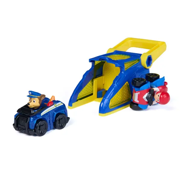 Set 2 figurine - Paw Patrol - Chase si vehicul cu lansator | Spin Master