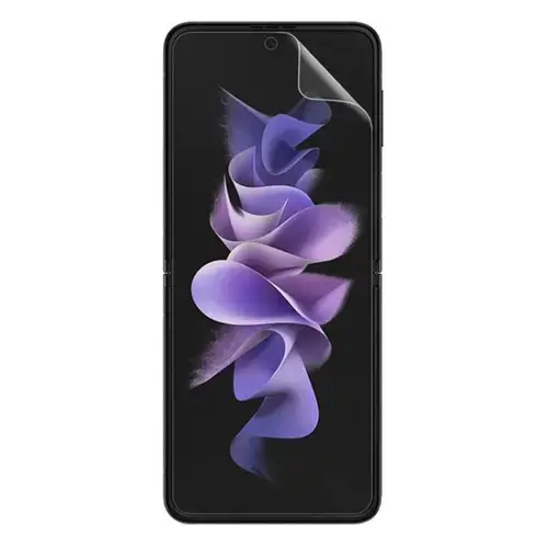 Set 2 folii protectie TPU Case friendly Ringke Dual Easy compatibil cu Samsung Galaxy Z Flip 4 5G