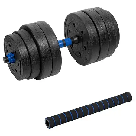 Set 2 Gantere reglabile cu conector Rebel Active RBA-2302-1, 1x20 kg
