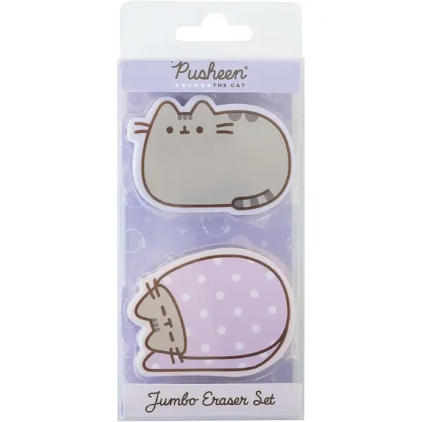 Set 2 Gume de Sters Jumbo Pusheen Moments