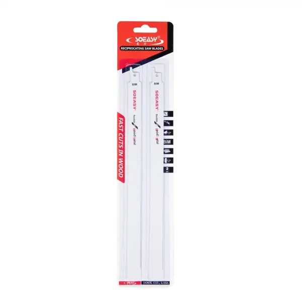 Set 2 lame pentru fierastrau pendular sabie 300x19x1.27 18TPI univ. BIM