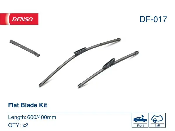 Set 2 lamele stergator DENSO DF-017