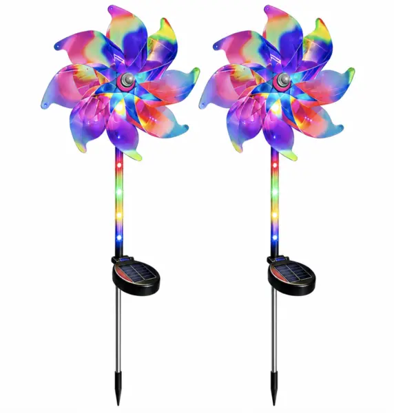 Set 2 Lampi solare decorative tip Morisca LED Multicolor cu schimbare automata a culorilor