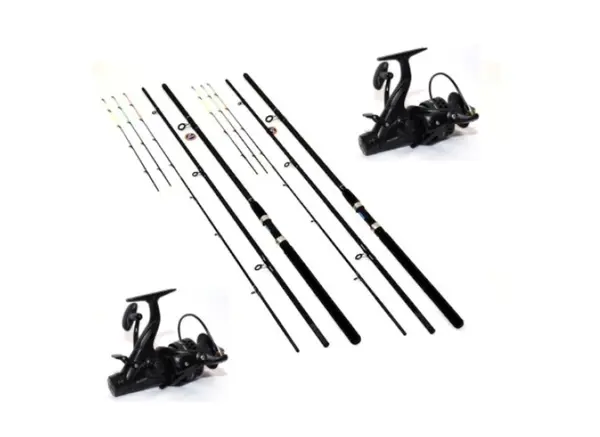 Set 2 Lansete Accesorii pescuit > Nada si momeli cu 2 mulinete hk4000 prokarpfishing , compozit carbon