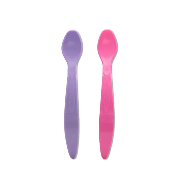Set 2 linguri cu maner lung Lorelli Baby Care Roz, Mov