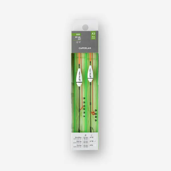 SET 2 LINII MONTATE PENTRU PESCUIT ÎN CARPODROM PF- RL 500 CC KIT 0,8g 1g