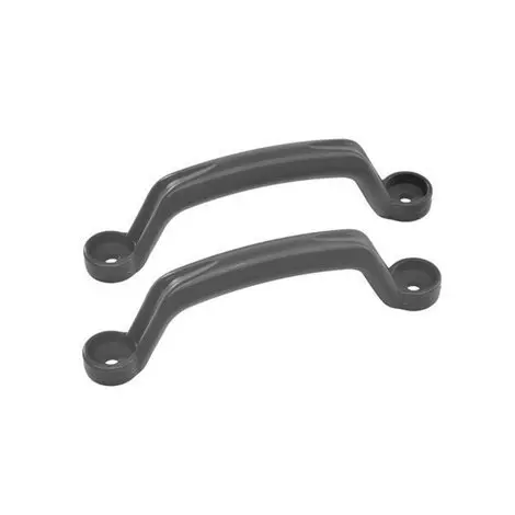 Set 2 manere de prindere, Smart-Line handgrips, 21.5 cm, pentru spatii de joaca, KBT gri antracit