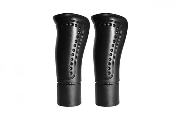 Set 2 mansoane biciclete KRIS Ergo, 120mm, culoare negru