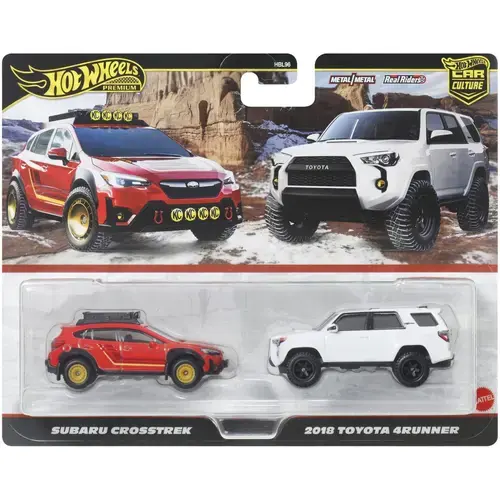 Set 2 masinute metalice Hot Wheels - Subaru Crosstrek si Toyota 4Runner 2018, 1:64