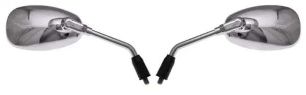 Set 2 oglinzi moto atv, cromate, filet M10