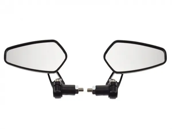 Set 2 oglinzi moto, universale, prindere in capatul ghidonului, model 60