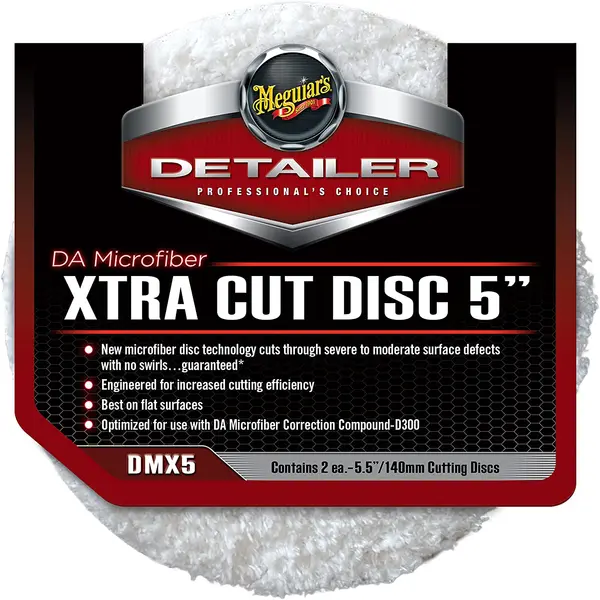 Set 2 paduri cu microfibra extra abrazive 127mm MEGUIAR'S