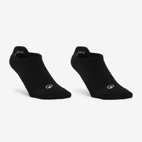 Set 2 perechi șosete scurte Fitness Negru