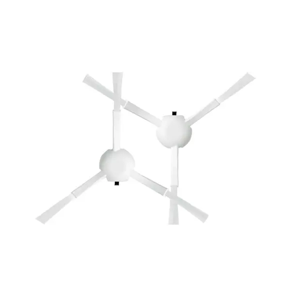 Set 2 perii laterale albe compatibile cu aspiratoarele Xiaomi Dreame D9 L10