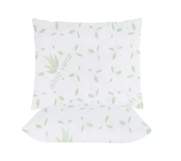 Set 2 Perne 60x60 Somnart Belina Aloe Vera, microfibra, lavabile la masina