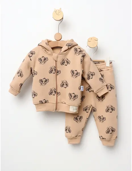 Set 2 piese Leul Simba model crem