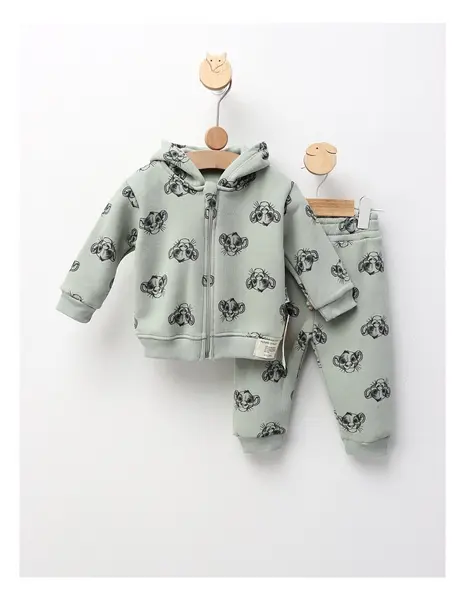 Set 2 piese Leul Simba model verde